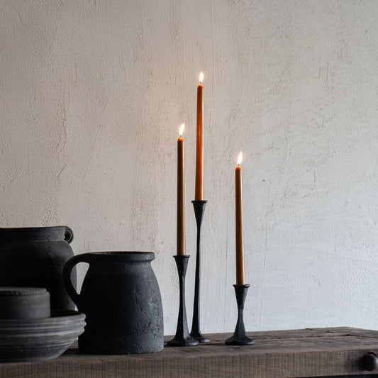 beeswax 23cm candle (set of 2)