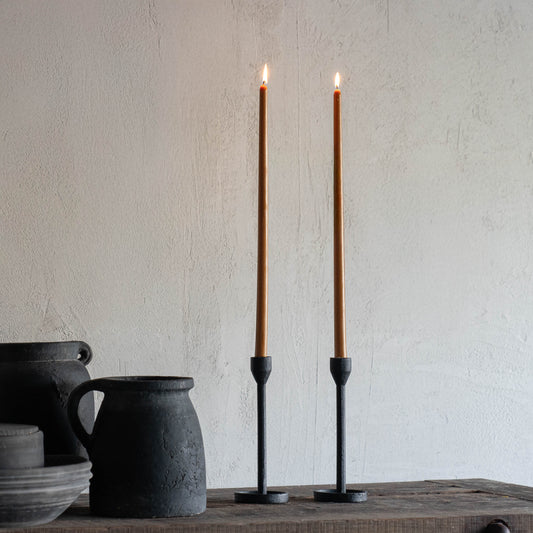 beeswax 30cm candles (set of 2)