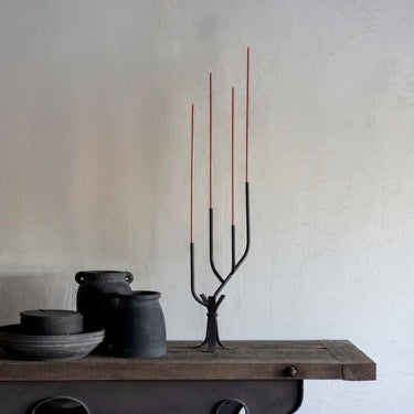 lucia classic thin steel candle holder