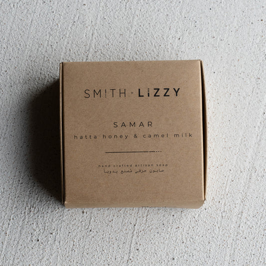 samar honey + camel milk soap